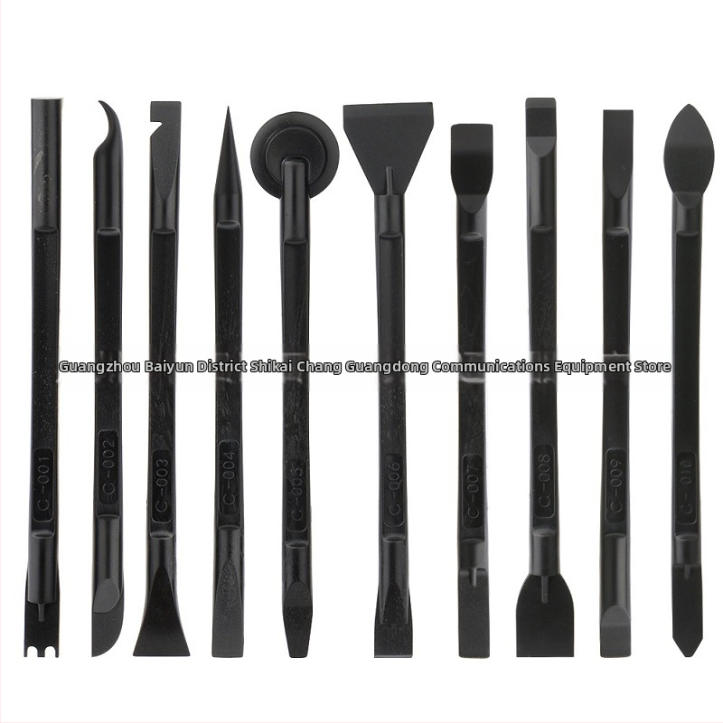 Σετ εργαλείων αποσυναρμολόγησης κινητών τηλεφώνων, 10 σε 1, διπλής όψης πλαστικό λοστό αποσυναρμολόγησης, για συντήρηση τηλεπικοινωνιών