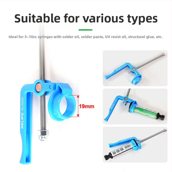 Πιστόλι κόλλας – χειροκίνητο, εξοικονομεί κόπο, στυλ σύριγγας με ώθηση, χωρητικότητα 5cc/10cc, για επισκευές εξοπλισμού