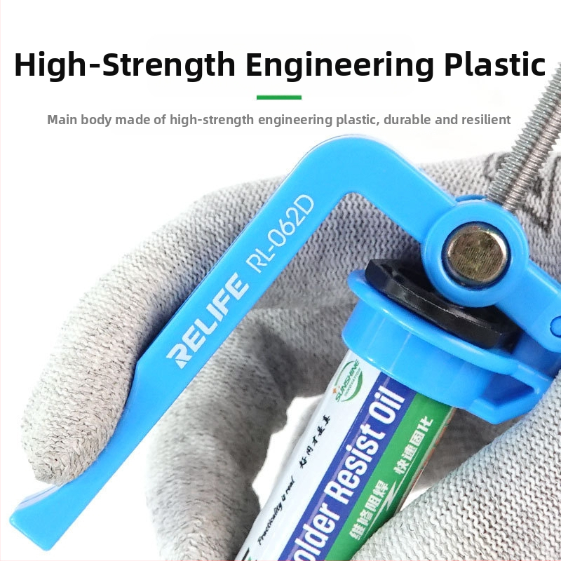 Лепилен пистолет – ръчно задвижван, спестяващ труд, буталков механизъм в стил спринцовка, капацитет 5cc/10cc, за хардуерни ремонти