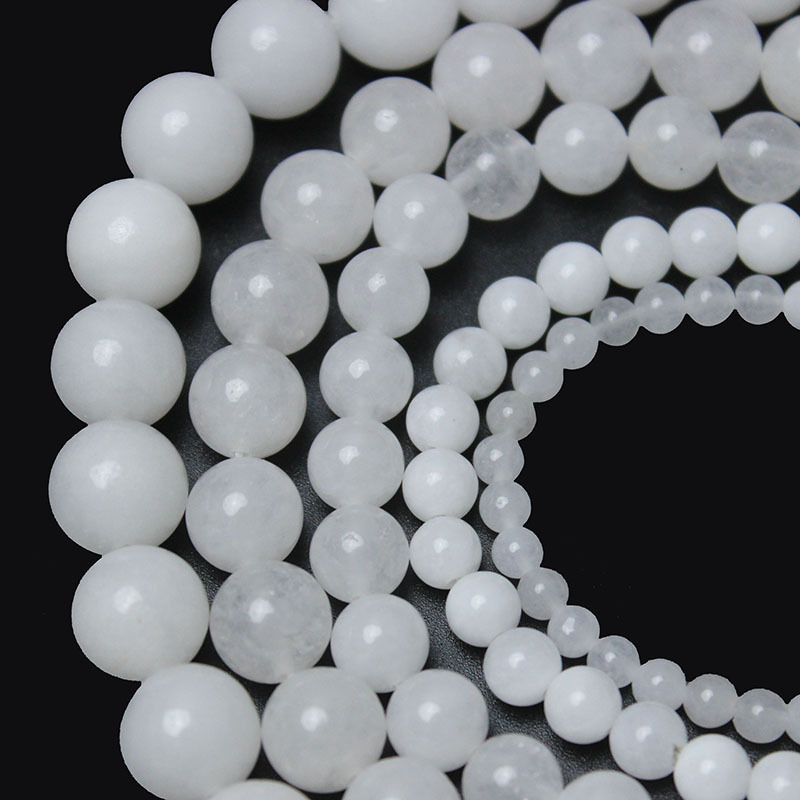 Разхлабени мъниста от халцедон, полирани кръгли мъниста, модерен стил — YOUTH CADENCE