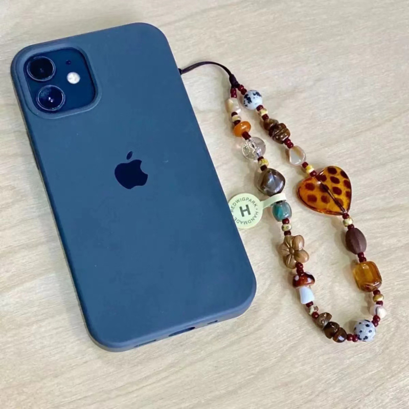 Lănțișor unisex pentru telefon din nailon cu pandantiv ceramic geometric, cataramă din plastic, ambalare individuală