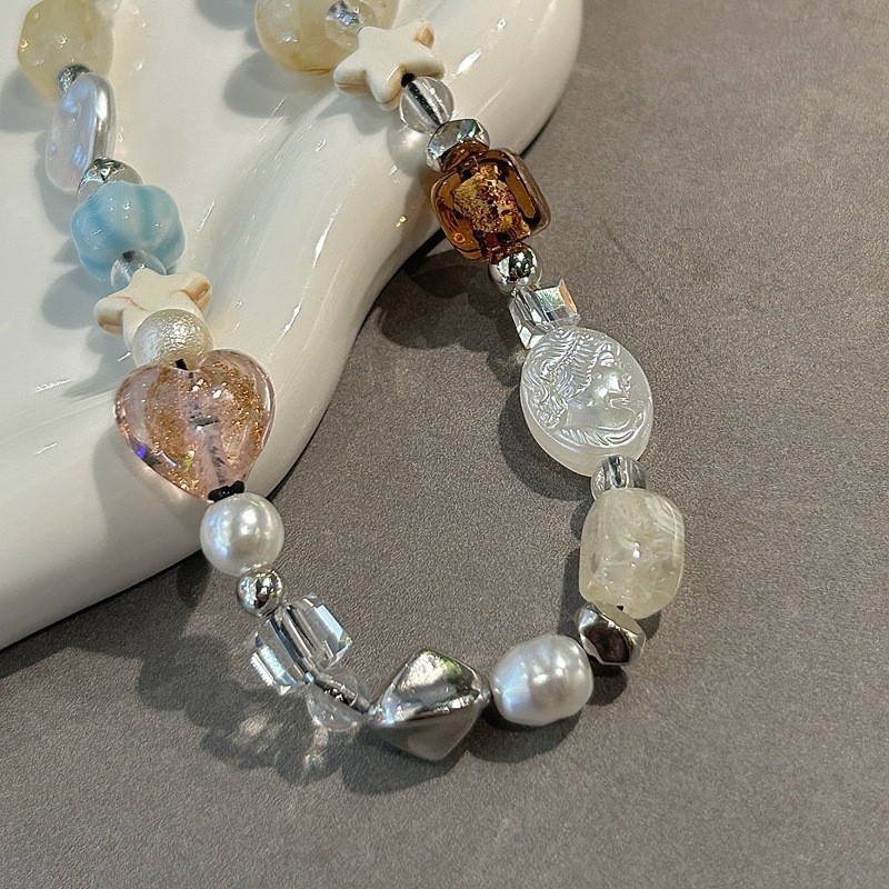 Lanier pentru telefon cu sfoară de nylon, pandantiv ceramic geometric, pandant pentru cameră, cataramă din plastic