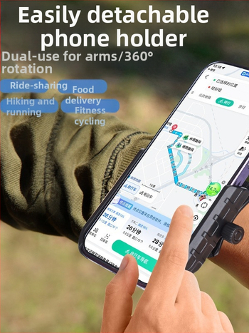 Rokas siksnas telefona turētājs ārējiem sporta pasākumiem, ABS materiāls, universāls, vasara 2024