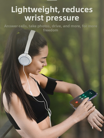 Rokas siksnas telefona turētājs ārējiem sporta pasākumiem, ABS materiāls, universāls, vasara 2024