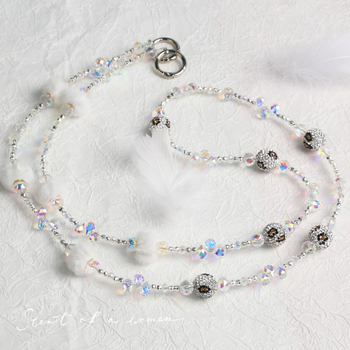 Верига за телефон с висулка — глина, епоксидна изработка; унисекс, геометричен дизайн, декоративна