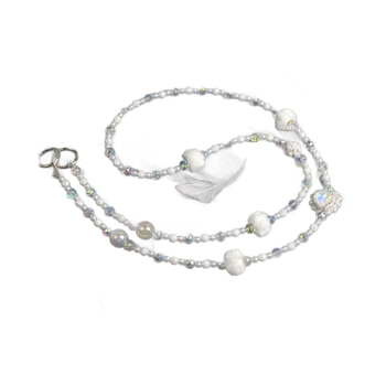 Верига за телефон с висулка — глина, епоксидна изработка; унисекс, геометричен дизайн, декоративна