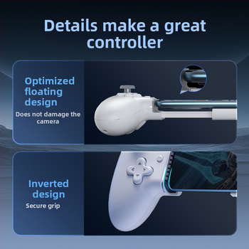 EasySMX M15 Type-C ενσύρματος φορητός ελεγκτής παιχνιδιών για κινητά — τεσσάρων Hall αισθητήρων, πλήρεις μηχανικοί διακόπτες, γραμμικοί Hall διακόπτες, 0 καθυστέρηση μέσω ενσύρματης σύνδεσης Type-C, 6 επίπεδα δόνησης, συμβατός με Android και iPhone 15