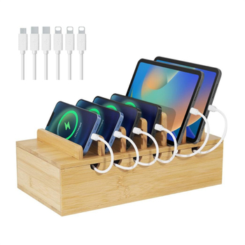 Ξύλινο κουτί οργάνωσης καλωδίων γραφείου — κατασκευή από ξύλο, προσαρμοσμένη χωρητικότητα, δυνατότητα εκτύπωσης λογότυπου