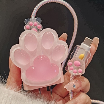 Katės letenos dizaino įkroviklio gaubtelis Apple 20W, suderinamas su iPhone 13