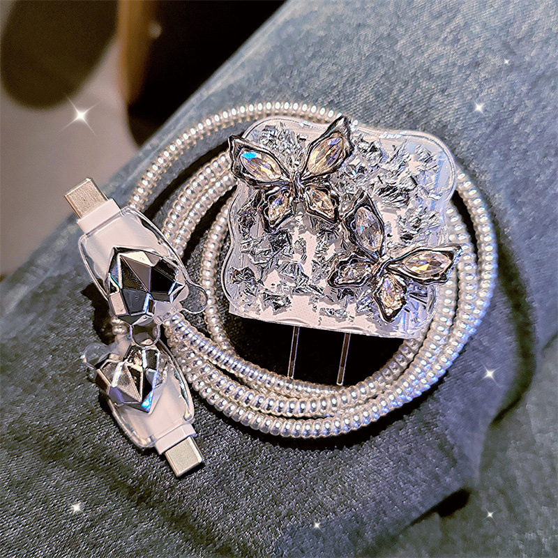 iPhone 14 duomenų kabelio apsauginis gaubtas, atsparus lūžimui, suderinamas su Apple 20W įkrovikliu