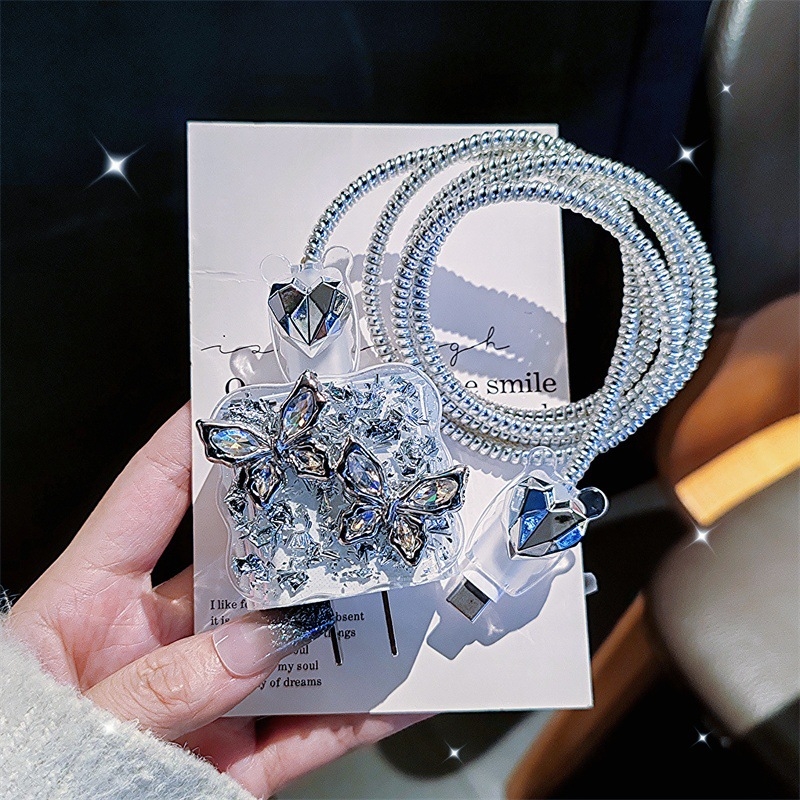 iPhone 14 duomenų kabelio apsauginis gaubtas, atsparus lūžimui, suderinamas su Apple 20W įkrovikliu