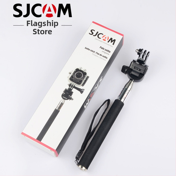 SJCAM κοντάρι selfie για αθλητικές κάμερες με PC σώμα, λογότυπο SJCAM, περιλαμβάνει αντάπτορα