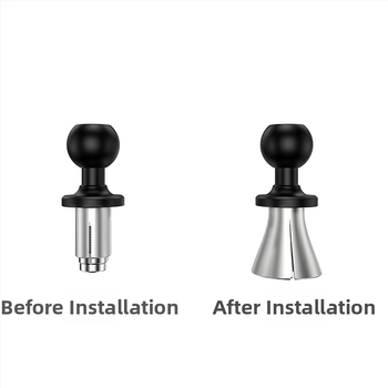 R26 разширителна топкова глава за държач на мобилен телефон Kaiweige за предна вилка — модел R26, марка Kaiweige, съвместим с отвори на предната вилка