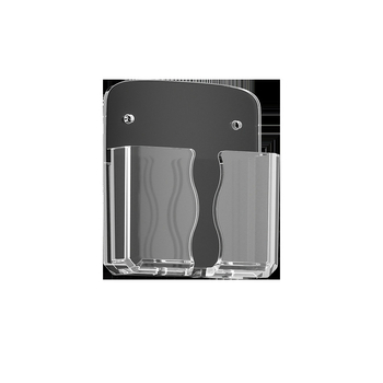 Βάση κινητού τοίχου με ράφι αποθήκευσης – πλαστικό, σύστημα προσκόλλησης με αναρρόφηση, 1 επίπεδο, κατάλληλο για κουζίνα, μπάνιο, σαλόνι