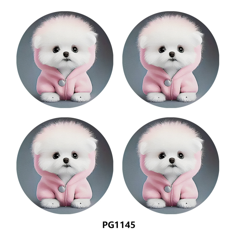 Suport de pahare auto din piele PU, model universal, Constant Light, potrivit ca cadou de afaceri