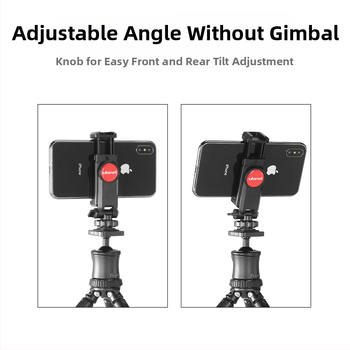 ULANZI мобилен държач за телефон с клип, модел 1403, универсален за смартфони, настолен монтаж