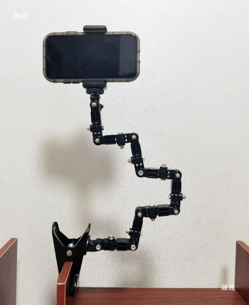 Метален пружинен клип за телефон – настолен държач с многофункционална пръчка