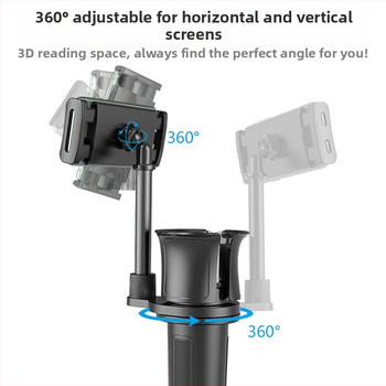 Višenamjenski držač čaše za auto, nosač za stražnju sjedalu za bocu vode, telefon i tablet; UBINA; Materijal: ABS + aluminijska legura; Model 109; Prilagodljiv; Licencirana privatna etiketa