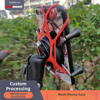 OKDMOUNT силиконова защитна обвивка за държач на телефон, за велосипед и открито, универсална, персонализируема