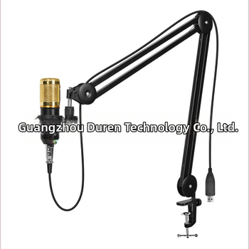 Микрофонна стойка с петокрак държач и регулиуемо рамо; железна конструкция; E27 държач за лампа; 220V; 275W; модел DR006