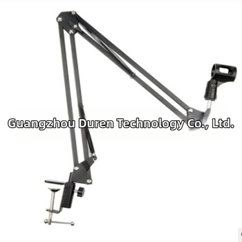 Микрофонна стойка с петокрак държач и регулиуемо рамо; железна конструкция; E27 държач за лампа; 220V; 275W; модел DR006