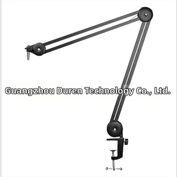 Микрофонна стойка с петокрак държач и регулиуемо рамо; железна конструкция; E27 държач за лампа; 220V; 275W; модел DR006