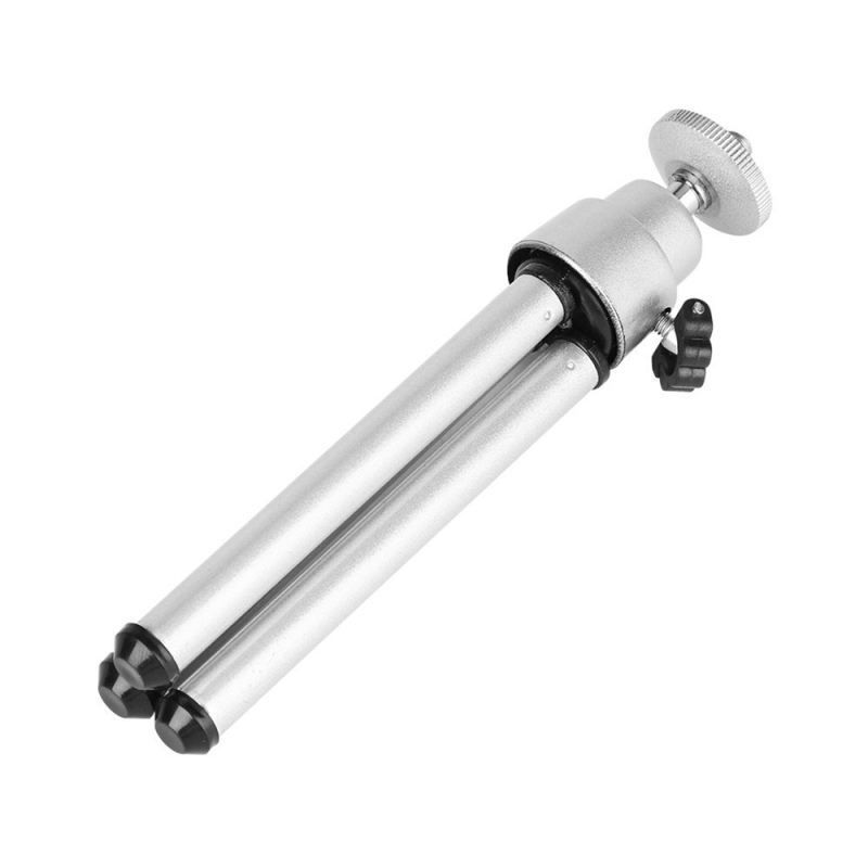 Stolni mali stativ od aluminijske legure za kameru ili teleskop, dvodijelni teleskopni dizajn, model 02, materijal: ABS aluminij, pakiranje: PP vrećica