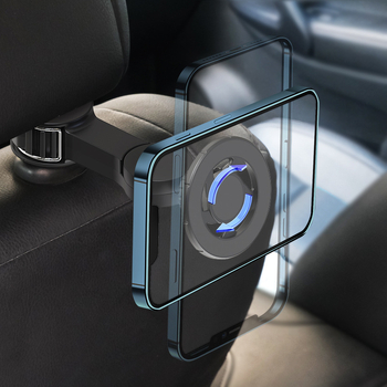 Suport magnetic pentru telefon pentru bancheta din spate a mașinii, model Z281, brand Car flash, material plastic și componente metalice