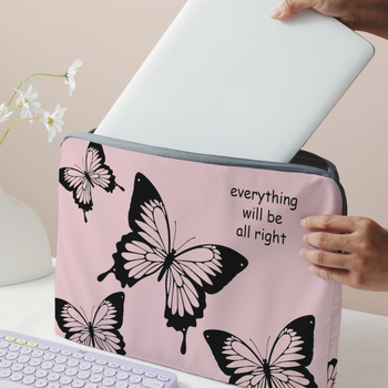 MONSTD nešiojamojo kompiuterio dėklas, išorinis 600D audinys, poliesterio pamušalas, kvėpuojantis ir atsparus nusidėvėjimui, paprastas modelis