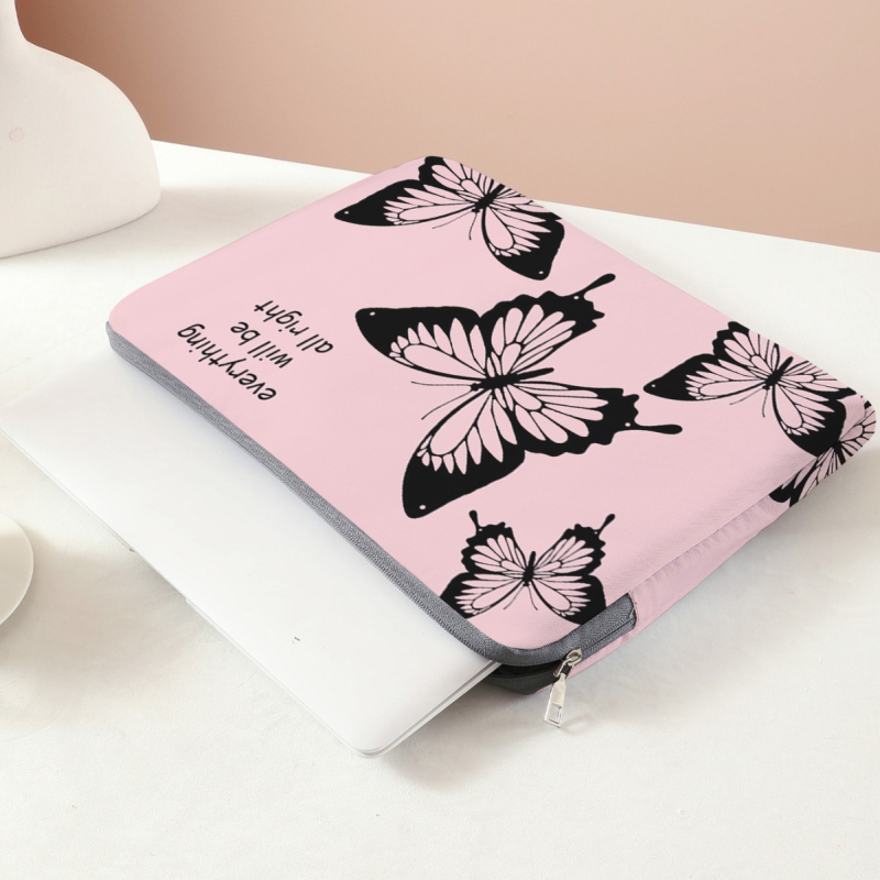 MONSTD nešiojamojo kompiuterio dėklas, išorinis 600D audinys, poliesterio pamušalas, kvėpuojantis ir atsparus nusidėvėjimui, paprastas modelis