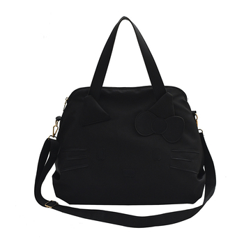 Σακίδιο με τρεις ιμάντες, Oxford ύφασμα, κλείσιμο με φερμουάρ, επένδυση νάιλον, ορθογώνιο σχήμα, μεγάλη χωρητικότητα