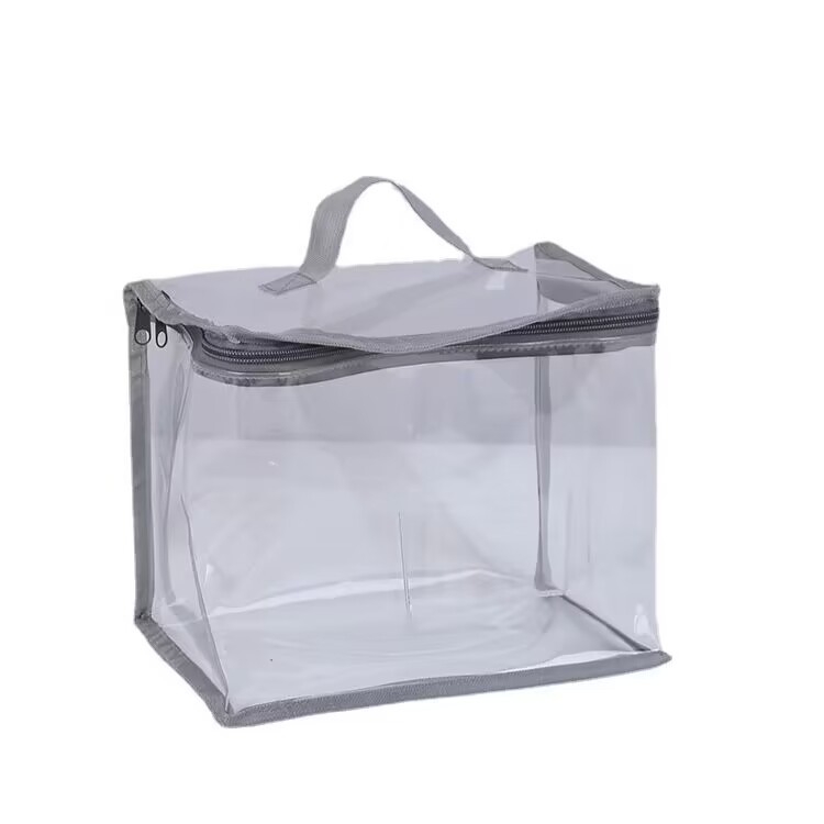 PVC torba sa zatvaračem za skladištenje prekrivača i posteljine — minimalistički stil, 4-dijelni set, prilagodljivo