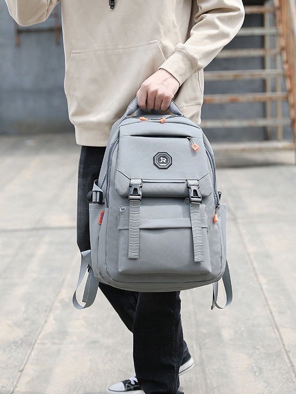 Rucsac unisex din pânză Oxford, impermeabil și rezistent, încape laptop de 15 inch