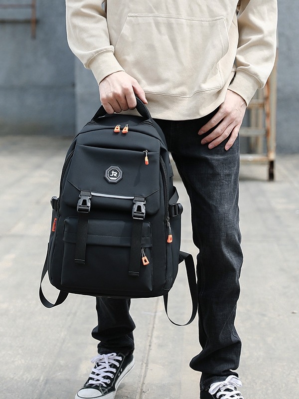 Rucsac unisex din pânză Oxford, impermeabil și rezistent, încape laptop de 15 inch