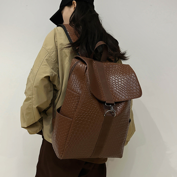 Σακίδιο casual για καθημερινή και ταξιδιωτική χρήση, κορεατικού στυλ, PU υλικό, χωρητικότητα 20–35 L, αδιάβροχο, ιμάντες με αερό μαξιλάρι