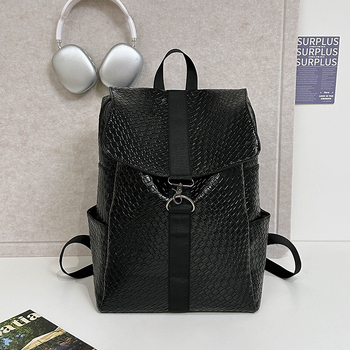 Σακίδιο casual για καθημερινή και ταξιδιωτική χρήση, κορεατικού στυλ, PU υλικό, χωρητικότητα 20–35 L, αδιάβροχο, ιμάντες με αερό μαξιλάρι