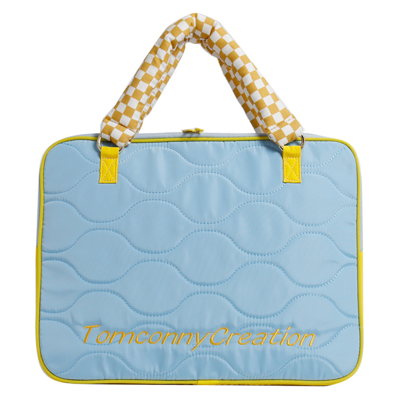 Nešiojamojo kompiuterio krepšys moterims su įkroviklio skyriu, nailonas, didelė talpa, crossbody rankinė