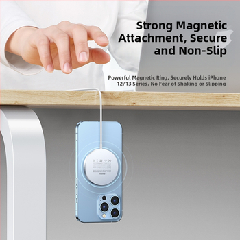 Remax RP-W58 Belaidis įkroviklis su magnetiniu išlygiu ir 15W PD