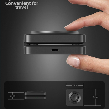 3-ių viename sulankstomas magnetinis belaidis įkrovėjas staliniam laikikliui vienu metu įkraunant telefonus, ausines ir laikrodį – 25W, 9V/3A, QC3.0