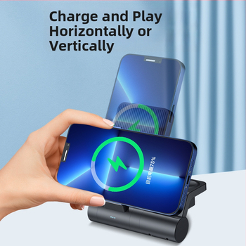 3-in-1 belaidžio įkrovimo stalinis laikiklis telefonui, laikrodžiui ir ausinėms – išimamas ir sulankstomas, 15W QC3.0