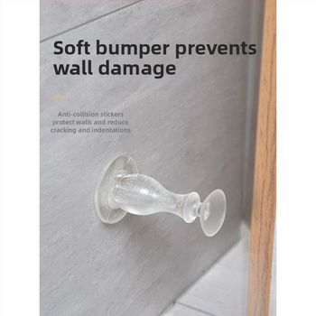 PVC stopper πόρτας, επιτοίχια εγκατάσταση, μοντέλο Regular, μοντέρνο μινιμαλιστικό στυλ