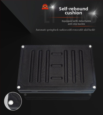 Υποπόδιο ποδιού για πίσω κάθισμα αυτοκινήτου BN-E06 – Rundong, ABS, προσαρμογή, εκτύπωση λογοτύπου