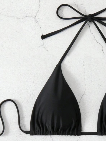 Μπικίνι δύο τεμαχίων με επένδυση για το στήθος, σε σεξουαλικό μοτίβο; εξωτερικό ύφασμα πολυεστέρα, φόδρα με 18% σπάντεξ; χωρίς μανίκια