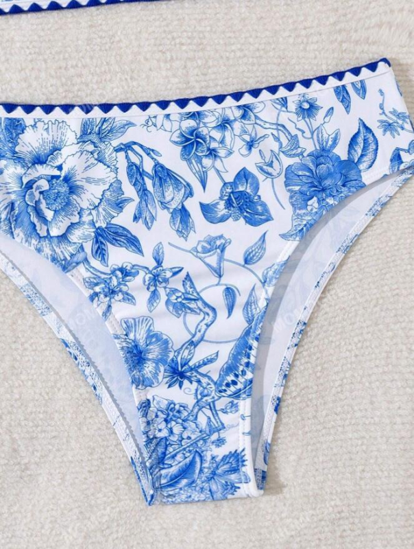 Costum de baie bikini pentru femei, fără spate, fără mâneci, cu pernă pentru sân, din nailon, căptușeală din poliester