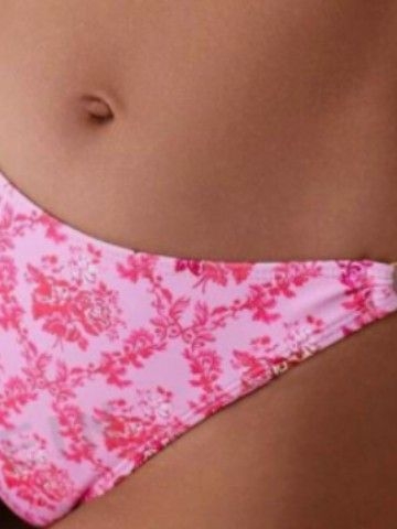 Costum de baie bikini din două piese, cu imprimeu și șireturi; croială sexy, material poliester, căptușeală din spandex, cu bureți pentru bust