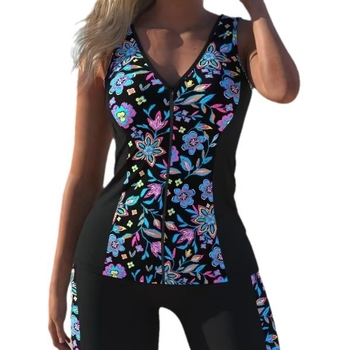 Μαγιό ολόσωμο για γυναίκες, με εκτύπωση, ανοιχτή πλάτη, χωρίς τιράντες, πολυεστερικό ύφασμα, με επένδυση στο στήθος