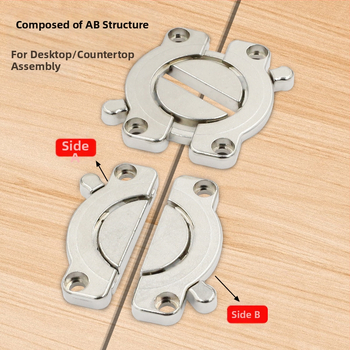 Jin Aoding κράμα ψευδάργύρου — Επιτραπέζιος συνδετήρας Planar, ισχυρός για σύνδεση επιφανειών και ρύθμιση τραπεζιού, ηλεκτροπλατίωση