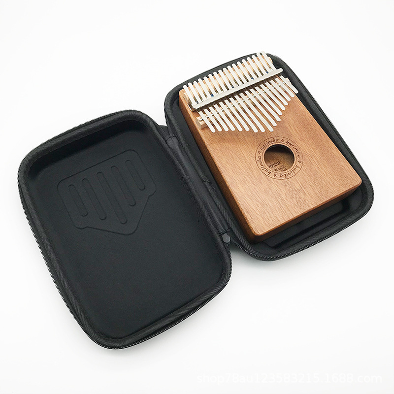 Cutie Kalimba pentru Kalimbas cu 10 și 17 note, cutie groasă de depozitare pentru instrumente muzicale
