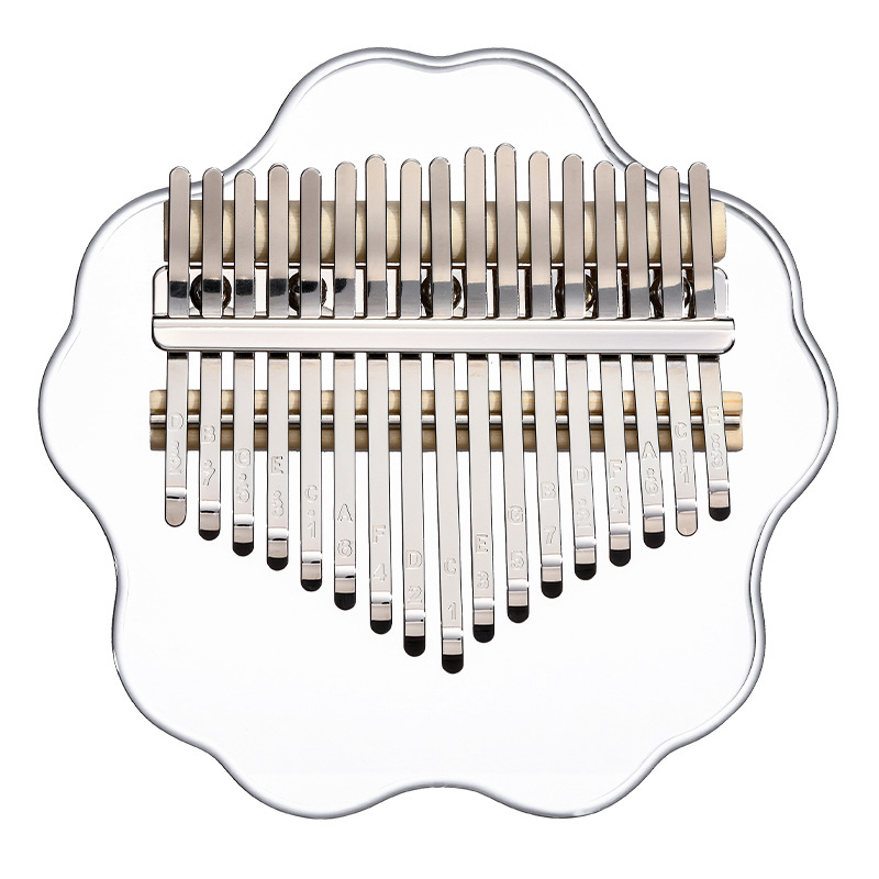 Kalimba Hua Shu, διαφανές μοντέλο, 21-τόνο kalimba