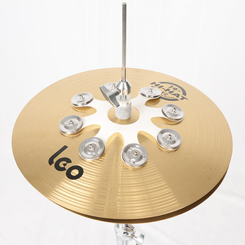 CY10 σετ κουδουνιών κυμβάλ από ανοξείδωτο χάλυβα, 9 ζεύγη, για ντράμς